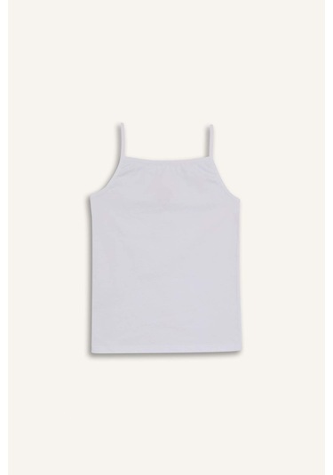 DeFacto Kız Çocuk Çiçekli 2'li Atlet E7059A825SPGN1206 Yeşil