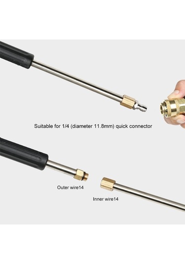 Sones 6 Adet Yüksek Basınçlı Yıkama Makinesi Uzatma Su Tabancası Basınçlı Yıkama Makinesi