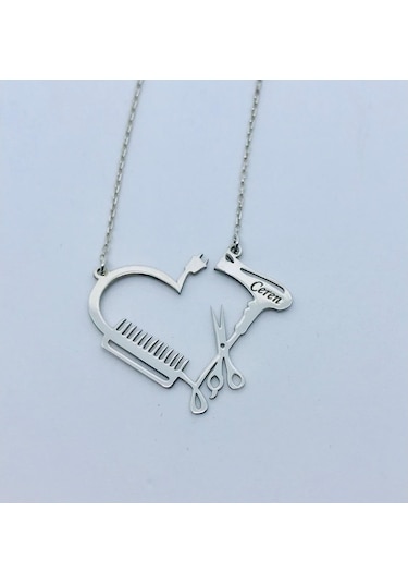 Gümüş Kuaför Kolyesi 453012726