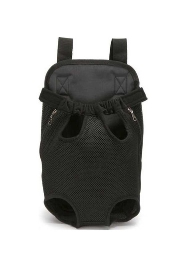 Novahub Evcil Kedi/köpek Taşıma Çantası - Teddy Sırt Çantası - Küçük Evcil Hayvanlar İçin - 3.5-6.5kg - Siyah File DiğER
