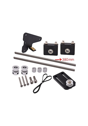 Gatherco 1 Set 3d Yazıcı Aksesuarları Çift Z Eksenli Yükseltme Kiti 3d Yazıcı Parçaları Crealıty Ender-3 Ender-3v2 Ender-3 Pro Yazıcı İçin