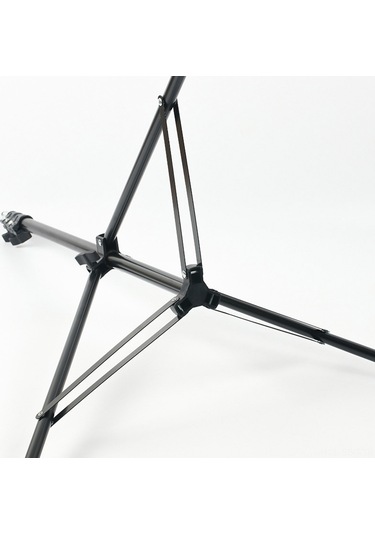 Springsun 2.1m Kalınlaşmış Siyah Tripod: Projeksiyon, Fotoğrafçılık, Canlı Yayın İçin Alüminyum Allya Ayaklı Stant - 1/4" Vida Bağlantısı