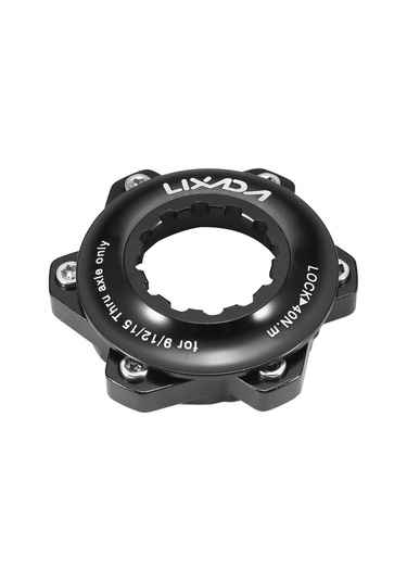 Lıxada Alüminyum Alaşım Bisiklet Merkezi Kilit Adaptörü Y21220 Siyah Siyah