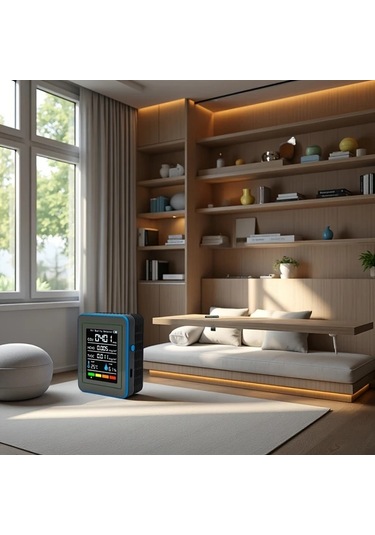 Boatshop1 Black 5 İn 1 Taşınabilir Hava Kalitesi Monitörü Gerçek Zamanlı Formaldehit Ve Co2 Dedektörü Sıcaklık Nem Verisi İle Ev Ofis Okul İçin Boatshop1 Black 5 İn 1 Taşınabilir Hava Kalitesi Monitörü Gerçek Zamanlı Formaldehit Ve Co2 Dedektörü Sıcaklık Nem Verisi İle Ev Ofis Okul İçin