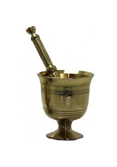 Pirinç Havan Havan Eli Küçük Boy No: 1 Ezici Dövücü