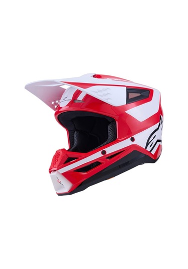 Alpinestars Sm3 Heath Off-road Kaskı Kırmızı Siyah Kırmızı - Siyah