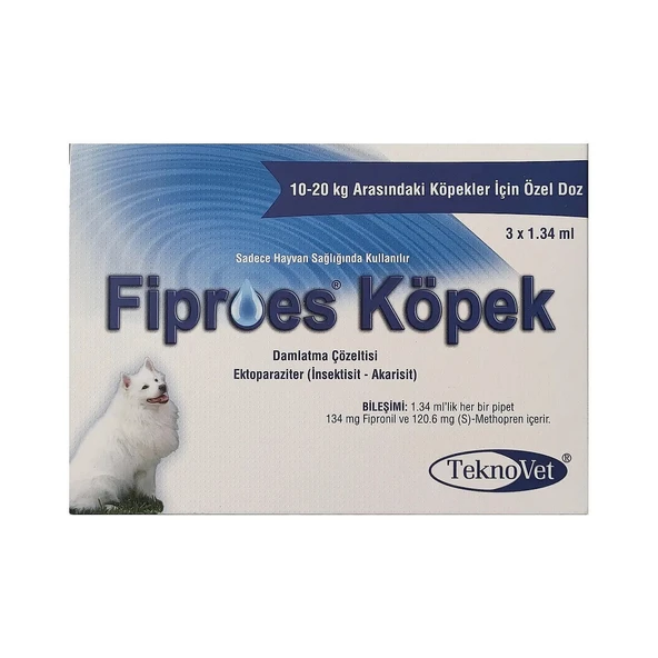 Fiproess 10-20 Kg Köpek- 3 Pipet Skt:05.2027