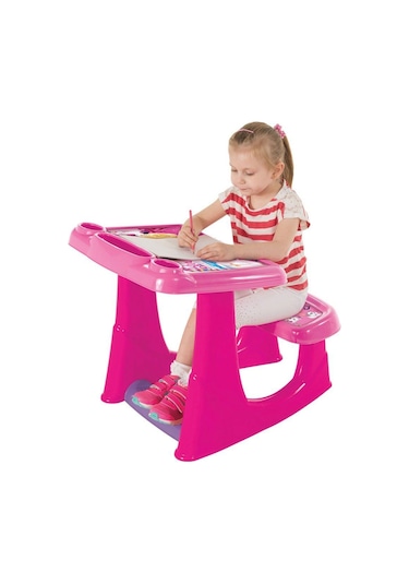 03049 Barbie Çalışma Masası Çok Renkli