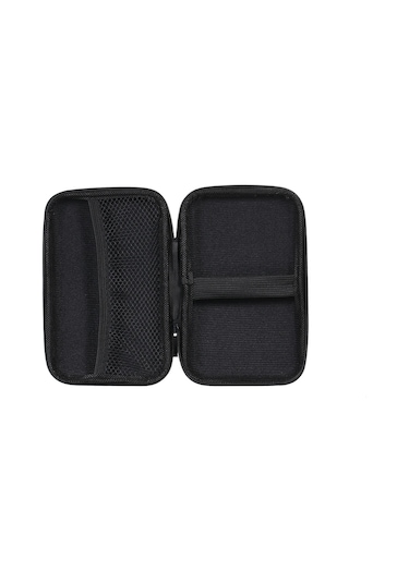 Lemestar 2.5 İnç Sabit Disk Koruyucu Kutu - Darbe Ve Sıçramaya Dayanıklı, Pu Kapaklı, Çok Amaçlı Usb Aksesuar Depolama Çantası Siyah