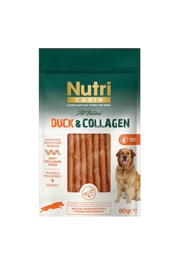 Nutri Canin Duck Collagen Ördekli Köpek Ödülü 80gr