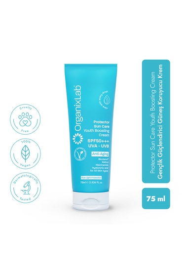 Organixlab Güneş Koruyucu Etkili Kırışıklık Karşıtı Yüz Kremi SPF50+ 75 ML