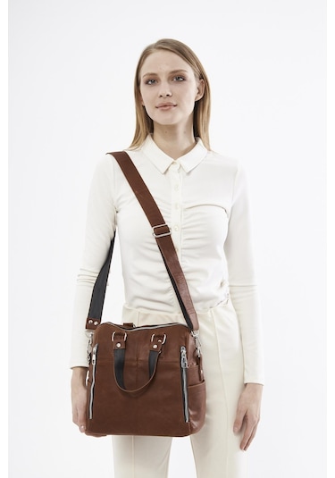 Derinss Leather Derinss Dkb0049 Hakiki Deri Kadın Taba El Ve Omuz Çantası 001