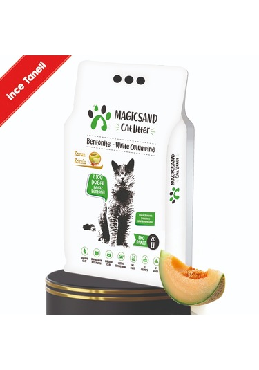 Magicsand Cat Litter Kavun Kokulu Kedi Kumu 20 Lt İnce Taneli