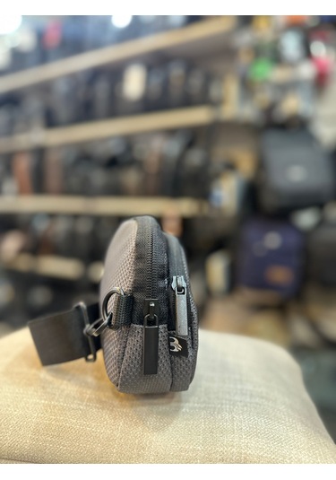 Trg Polo Gri Su Geçirmez Kumaş El Omuz Çantası Açık Gri