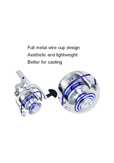 Yumoshi Al7000 Metal Kafa Balık Hattı Tekerleği