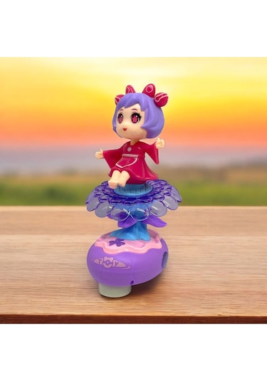 Rotate Petal Girl Işıklı Müzikli Haraketli Oyuncak