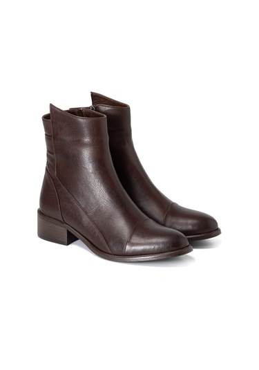 Marrone Brown Bot Kadın 25k11098 Vergelio Skin Boot Marrone Brown