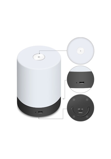 Led Gece Lambası Usb Renk Sıcak Beyaz Aydınlatma Aracı Dokunmatik Kontrol El Lambası Bebek Çocuk Odası Yatak Odası Dekoru Diğer