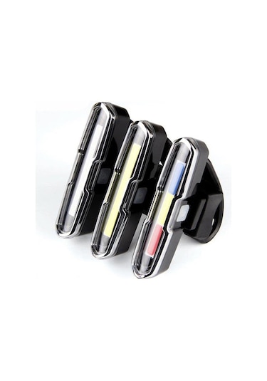 Xbyc 6017 Çakar Arka Işık Kırmızı-Mavi Siyah