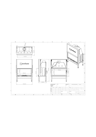 Schömne Asansörlü Tünel Çelik Şömine Haznesi  90 cm