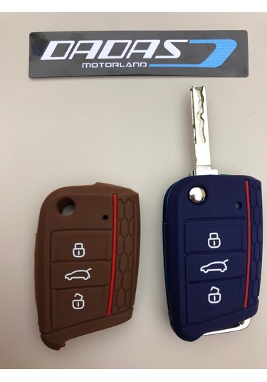 Vw Tiguan Caravelle Skoda Seat Slikon Anahtar Kılıfı Koruma