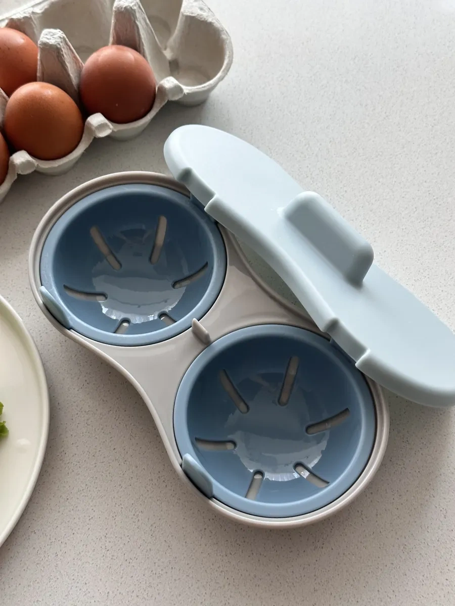 Vesna Krasna Mikrodalga Fırın İçin Yumurta Pişirme Kabı 348358750 Gri