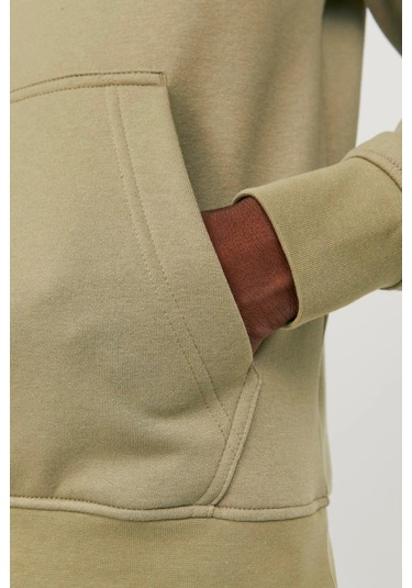 Jack & Jones Erkek Sweat 12241687 Yağ Yeşili Yağ Yeşili