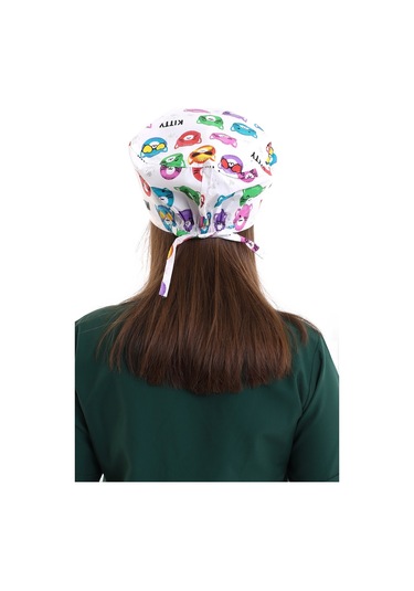 Kitty Desenli Cerrahi Bone - Doktor Bone-Standart-2110 Kıtty