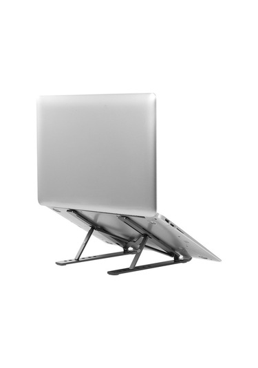 Novahub Katlanabilir 6 Seviyeli Alüminyum Laptop Stand - Ergonomik, Hafif Ve Taşınabilir Dizüstü Bilgisayar Tutucu