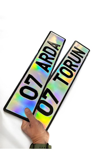 Hologramlı Renk Değiştiren Dekor Plaka