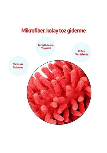 Buffer Teleskopik Mikrofiber Pratik Uzayabilen Toz Alma Fırçası