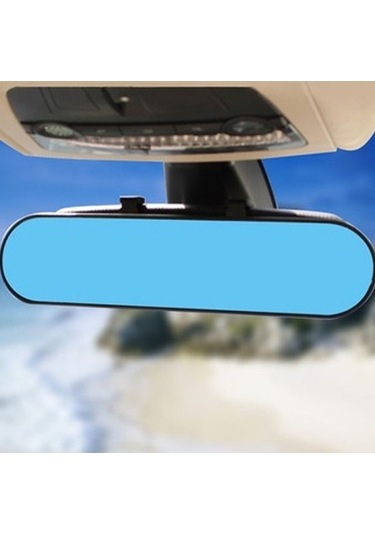 Tongxida Dm-055 28.8cm Araba Geniş Görüş Alanı Mavi Ayna, Kavisli Dikiz Aynası