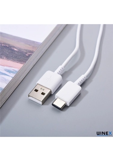 Winex Dg970 Usba To Type-C Data Ve Şarj Kablosu Beyaz