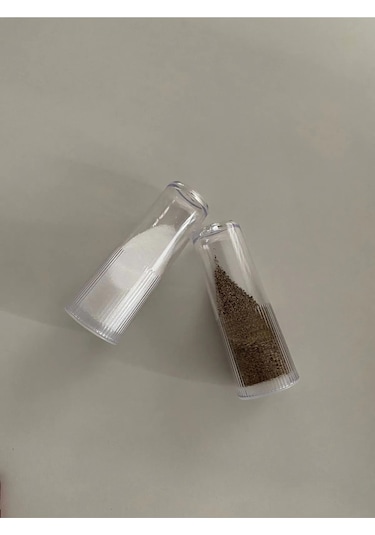 2'li Kristal Tuzluk Biberlik Baharatlık