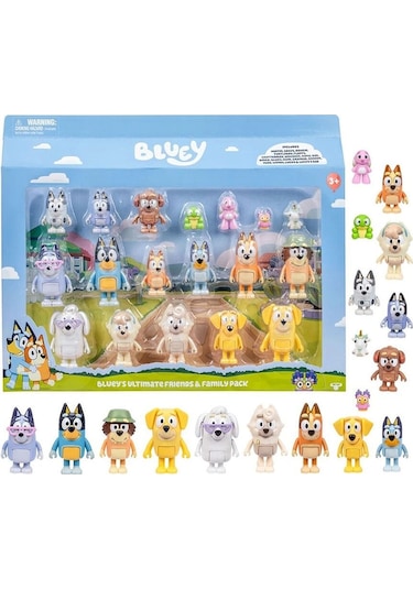 Bluey 19116 Bluey Ultimate Aile Ve Arkadaş 18li Figür Set