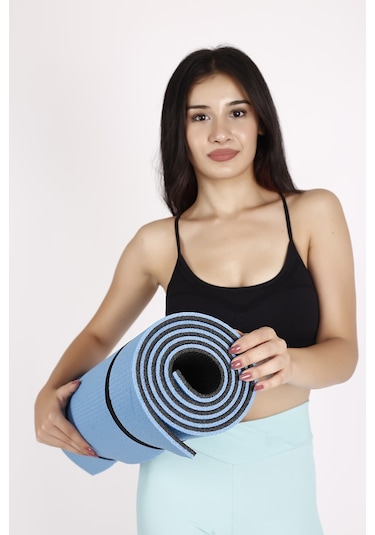 MAVİ 10mm pilates minderi & yoga matı