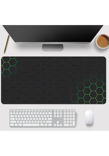 Cbtx 300x700x3mm Petek Desenli Büyük Mouse Pad Kaymaz Kauçuk Masaüstü Mat - Stil 10