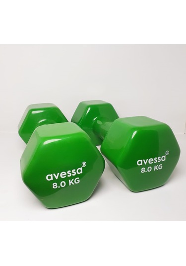 Avessa 8 Kg Vinil Dambıl Pvc 2 Adet