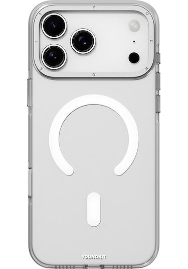 Apple Uyumlu iPhone 17 Pro Max Kılıf M-safe Özellikli Şeffaf Youngkit Crystal Shield Serisi Kapak Şeffaf Şeffaf