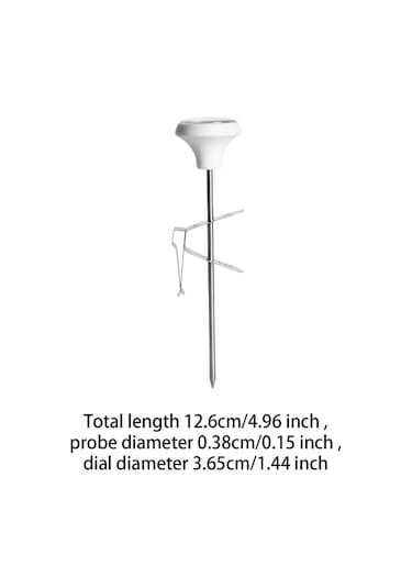 Homyl Süt Köpürtme Termometresi Anında Okunan Mutfak Beyaz