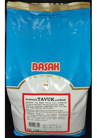 Başak Kremalı Tavuk Çorba 3 KG