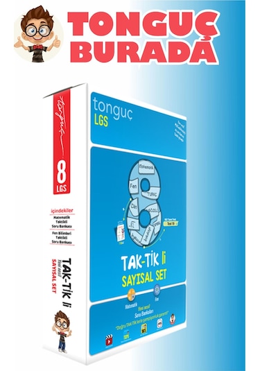 Tonguç Akademi 8. Sınıf Taktikli Sayısal Set