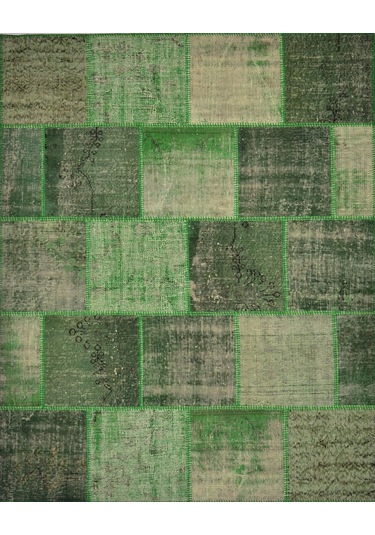 Patchwork El Örgüsü Anadolu Halısı