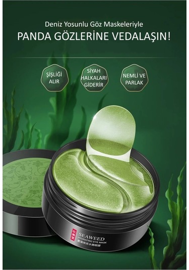 Jomtam Deniz Yosunlu Nemlendirici ve Rahatlatıcı Kolajen Göz Maskesi 80 G