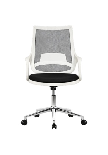 Mix White Çalışma Sandalyesi Ofis Koltuğu Siyah