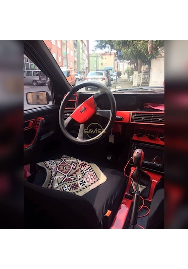 Fiat Tempra Tipo 54 Parça Kırmızı Full Set Torpido Maun Kaplama