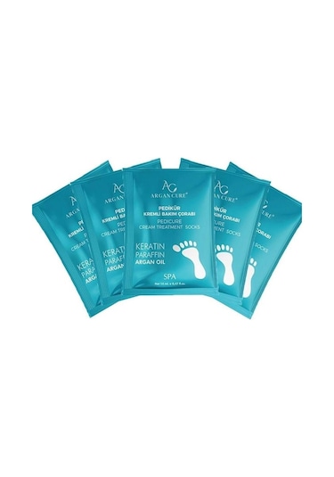 Argan Cure Kremli Pedikür Bakım Çorabı 5 Çift