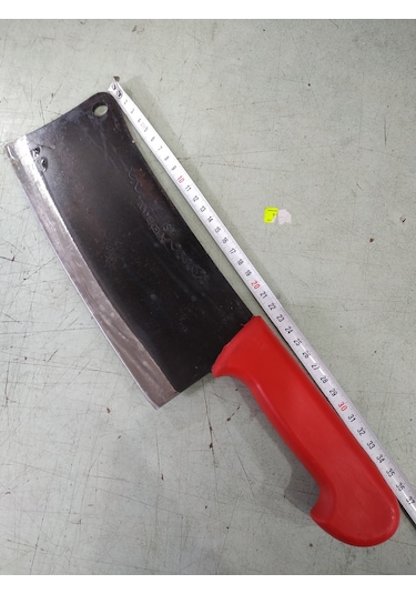 Kasap Satır Dövme Çelik Öziş Plastik Sap Büyük 37cm