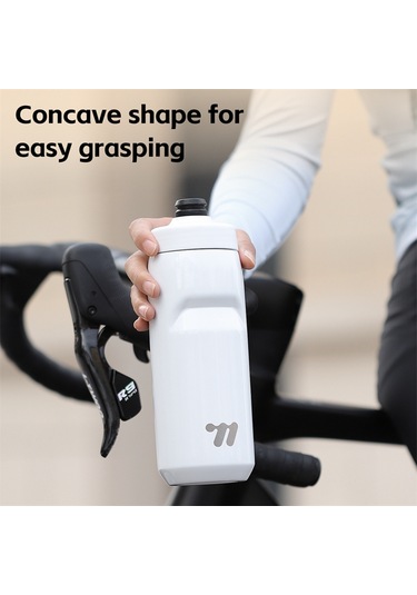 West Bıkıng Yp0721053 550ml Paslanmaz Çelik Yalıtımlı Şişe Spor Bisiklet Su Şişesi Bpa İçermez, Fda Yok Beyaz