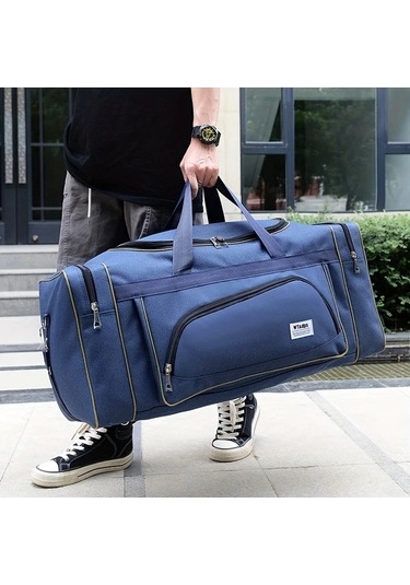 Sandwich Cordial Büyük Kapasiteli Siyah Valiz - Uzun Kısa Tırmanma Ve Ev Eşyası Çekme Çantası Siyah Siyah